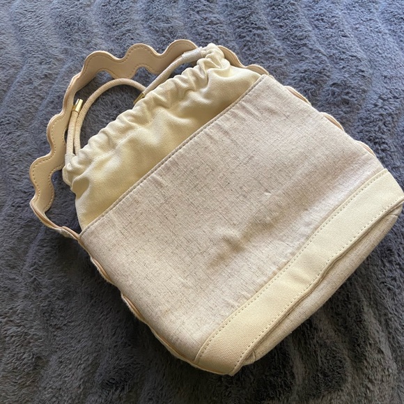NWOT Canvas Drawstring Purse - Picture 2 of 5